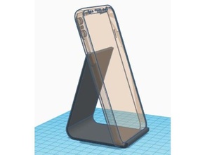 phone stand mobile iphone holder samsung 3d print model - Mito3D