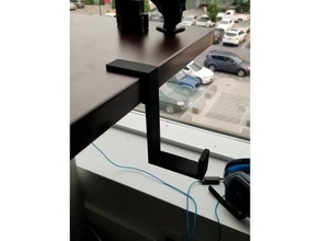 25mm desk hanger 3d printing headphone 3d print model - Mito3D