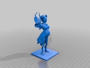 mother hen sculptures bird chicken mom mommy mothers day pregnancy pregnant prego woman 3d print model - Mito3D