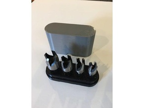 plug-maker-drill-Gehäuse tool Inhaber - Boxen Bohrfutter 3d print model - Mito3D