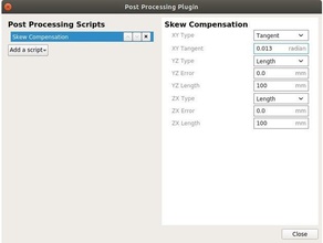 cura skew compensation post proc script 3d printer accessories 3d print model - Mito3D