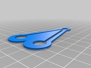 my customized swag paper clip bookmark other 3d print model - Mito3D