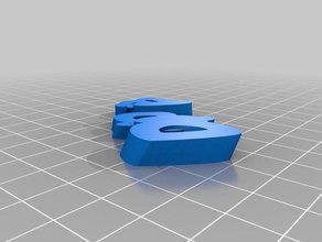 my customized iamburnys v2 dupie keyfob keychains 3d print model - Mito3D
