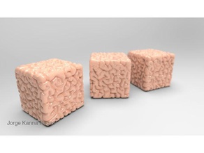 cúbicos cérebro esculturas 3dmodel 3dprintable cubo brinquedo 3d print model - Mito3D