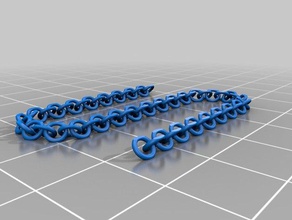 chain alok jewelry 3d print model - Mito3D
