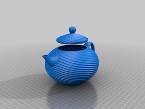 bule de chá recipientes tetera 3d print model - Mito3D