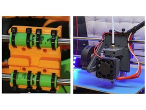 adapter carriagre igus anet a8 prusa 3d printer parts 3d print model - Mito3D
