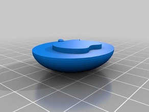 apple logo base design 3d printing 3d print model - Mito3D