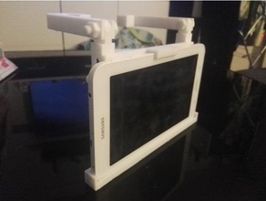 tablet car holder 70 movable mount phone 3d print model - Mito3D