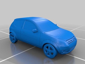 ford ka brasil los vehículos 3d print model - Mito3D