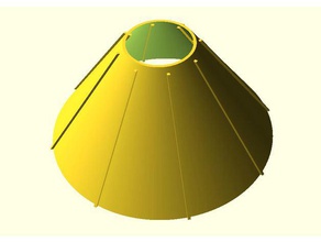 Lampenschirm Haushalt 3d print model - Mito3D
