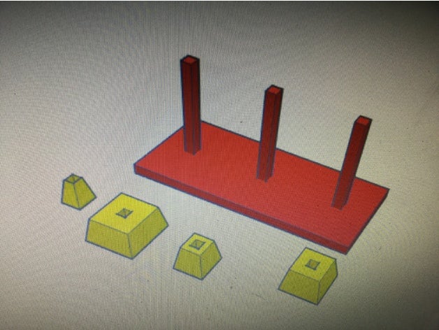 piramit bulmaca oyunu oyunlar 3D print model - Mito3D