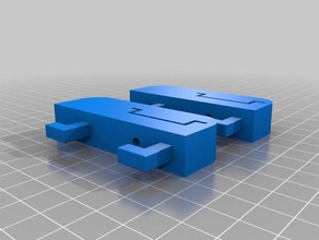 35mm dın ray mount ıkea skadis elektronik dinrail 3d print model - Mito3D