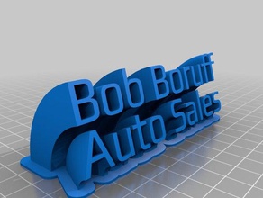 bob boruff ofis özelleştirilmiş 3d print model - Mito3D