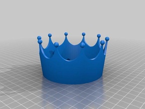 crown costume customized 3d print model - Mito3D
