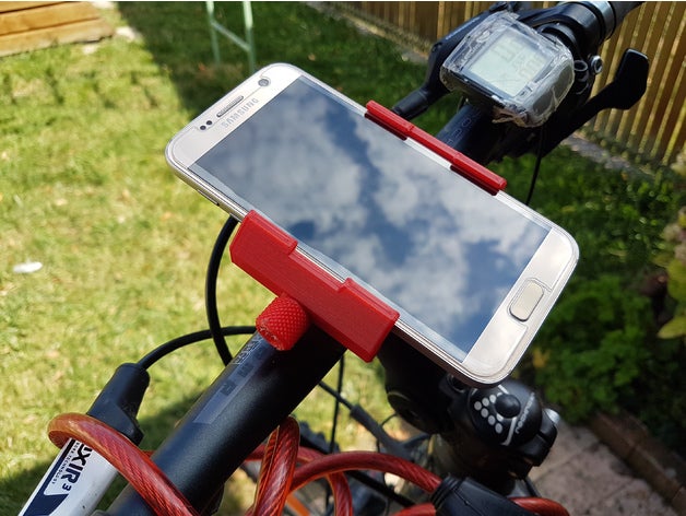 de téléphone du support s7 versez v&eacutelo mobile 3D print model - Mito3D