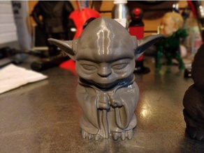 mini yoda scans replicas figurine jedi light side masterspool master star wars 3d print model - Mito3D