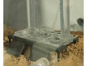 anthousees mega calha plataforma animais de estimação ant alimentador suporte tudo formigas 3d print model - Mito3D