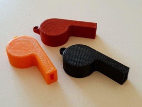 silbato los juguetes juegos fácil de impresión voz alta supportless 3d print model - Mito3D