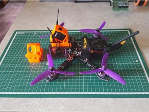 fs-ia6 30 firefly degmount hawkeye rc araç kamera monte edin eachine gerçek quadcopter 3d print model - Mito3D
