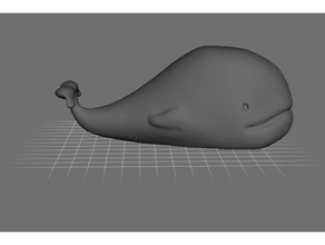 baleia animais 3d print model - Mito3D