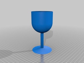 bicchiere di vino cucina pranzo coppa 3d print model - Mito3D