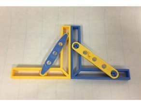 sliding ladder ellipse math art falling modeling 3d print model - Mito3D