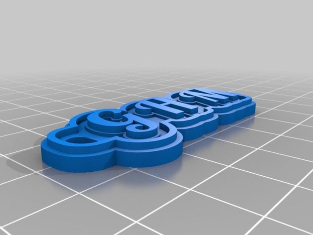 ghm keychain keychains customized 3D print model - Mito3D