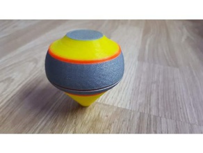 spinning top toys games children play toy trottola 3d print model - Mito3D
