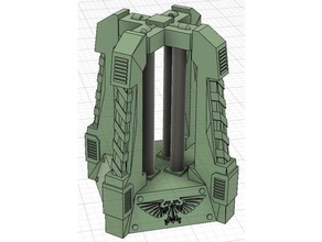 28mm plasma générateur de warhammer 40k les jouets jeux terrain wargame 3d print model - Mito3D