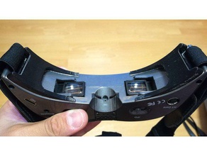 aomway comandante v1 v2 óculos de proteção do painel frontal ajuste inserir esporte ao ar livre drone corrida fpv freestyle e mod oculus rift cv1 3d print model - Mito3D