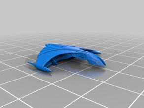 star trek romulien arkala tactique warbird 3d l'impression 3d print model - Mito3D