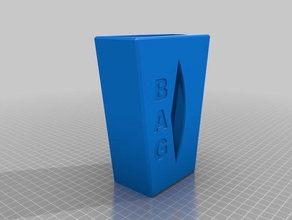 grocery bag dispenser containers 3d print model - Mito3D