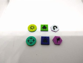 killteam tokens double sided toys & games 3d print model - Mito3D