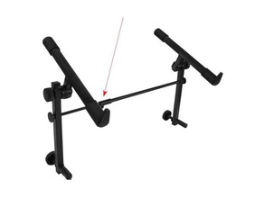 stage stands ksa7500 double keyboard stand cross piece clamp music 3d print model - Mito3D
