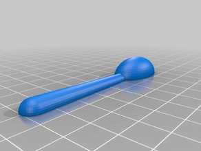 my customized spoon kitchen & dining 3d print model - Mito3D