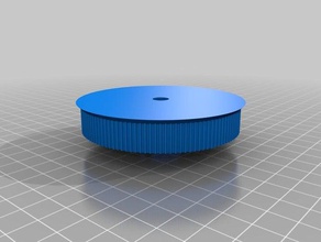 120t gt2 pulley made customiser 3d printer parts customized 3d print model - Mito3D