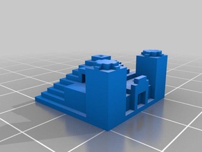 minecraft tempio del deserto sculture figure steve il 3d print model - Mito3D