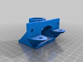 support motor z hypercube 300x300x400 3d printer parts mount z-axis 3d print model - Mito3D