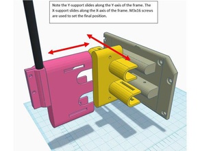 vous ajustez l'axe z de soutien mpsm v1 v2 Imprimante 3d accessoires 3d print model - Mito3D
