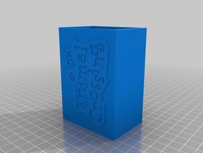 animal crossing amiibo-Karten-Halter Container 3d print model - Mito3D