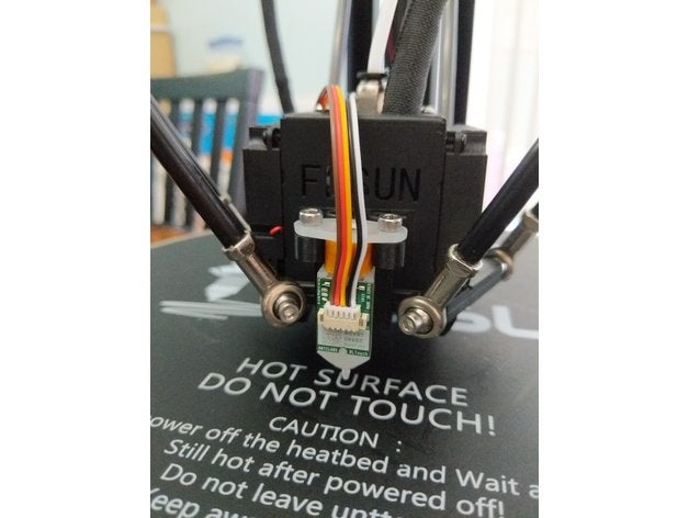 bltouch mount flsun qq 3d printer accessories delta cricket 3D print model - Mito3D