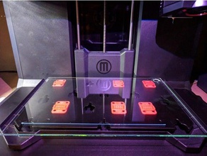 Replikator+ Glas-Bett-Adapter 3d Drucker Zubehör 3d print model - Mito3D