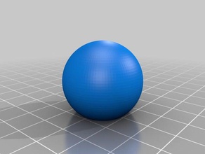 my customized ball knob - parametric electronics 3d print model - Mito3D