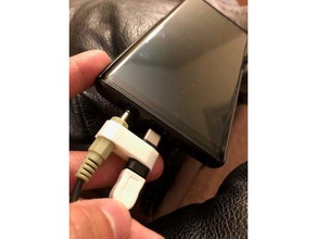 note 8 aux usb connection lock electronics note8 3d print model - Mito3D