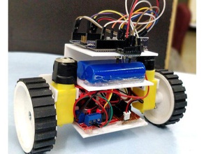 self balancing robot using arduino robotics selfbalacing 3d print model - Mito3D