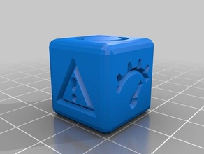 gaslands Würfel überraschung krumm und schief gaming-Würfel 3d print model - Mito3D