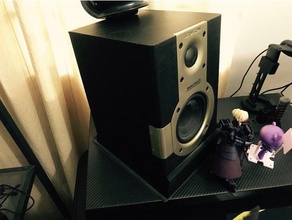 speaker standangled monitor risers music 3d print model - Mito3D