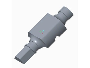 hex key adapter drill hand tools allen 3d print model - Mito3D