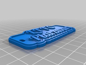piet Schlüsselanhänger angepasst 3d print model - Mito3D